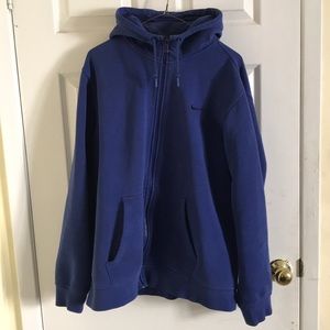 Nike fleece zip up size XL